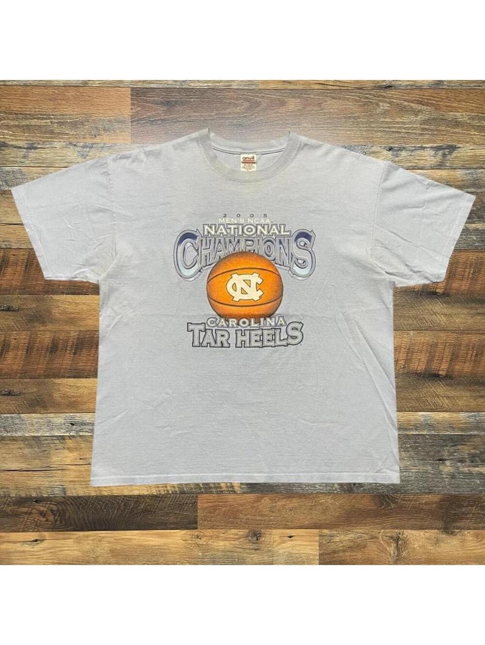 Vintage North Carolina Tarheels Shirt Mens XL 2005 NCAA National Champions
